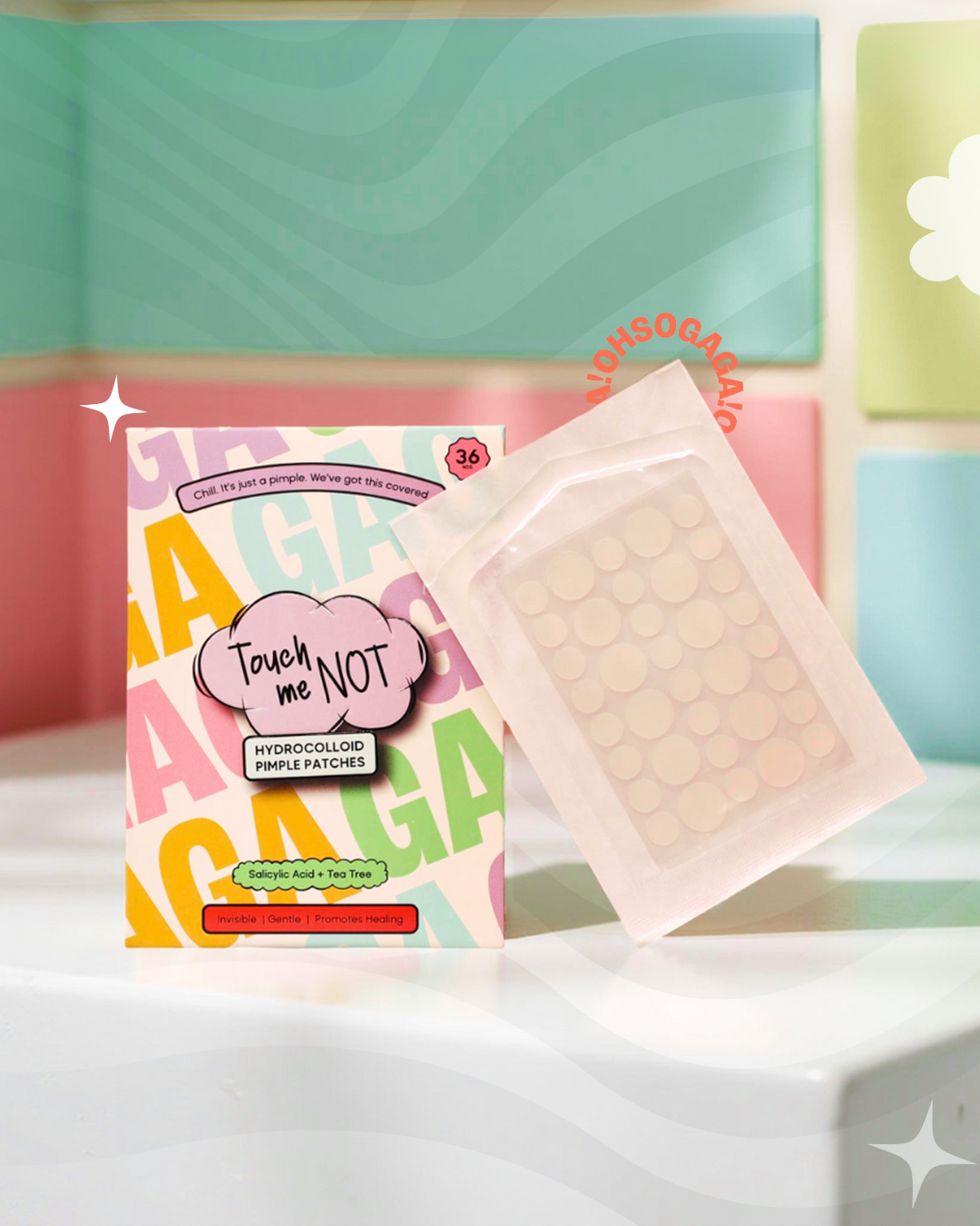 🎁 Touch Me Not- Pimple Patches - 36 pcs