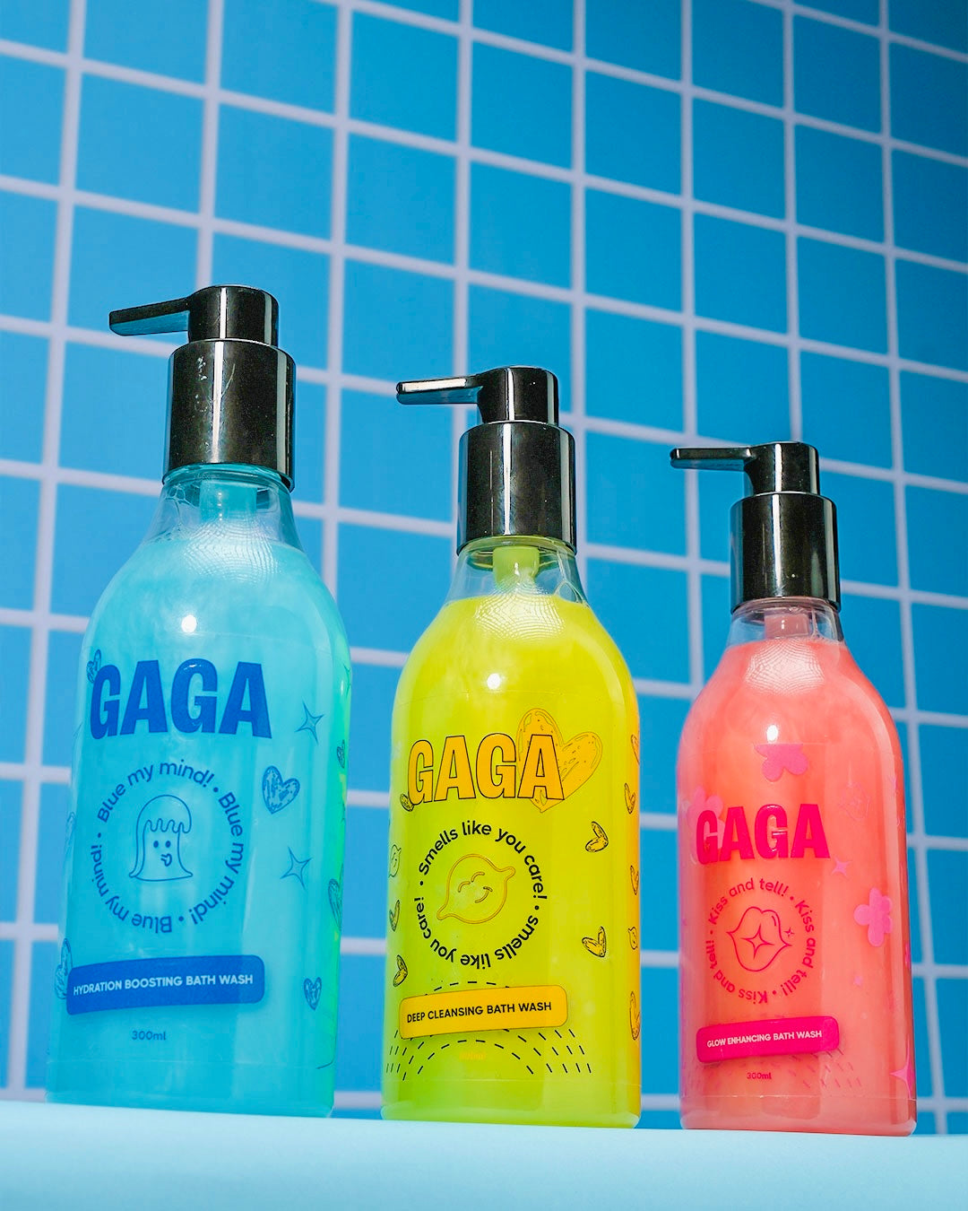 The GAGA Trinity- All 3 bodywashes